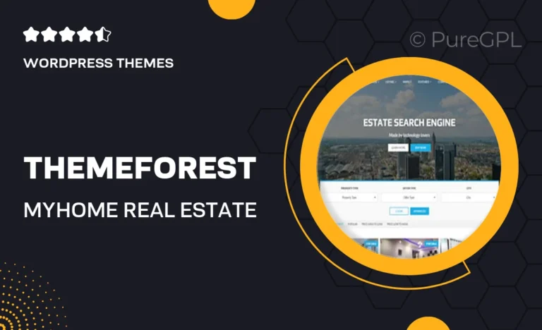 themeforest myhome real estate wordpress