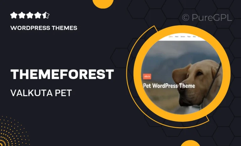 themeforest valkuta pet wordpress theme