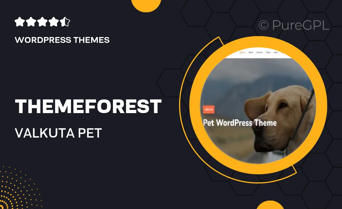 Themeforest | Valkuta – Pet WordPress Theme