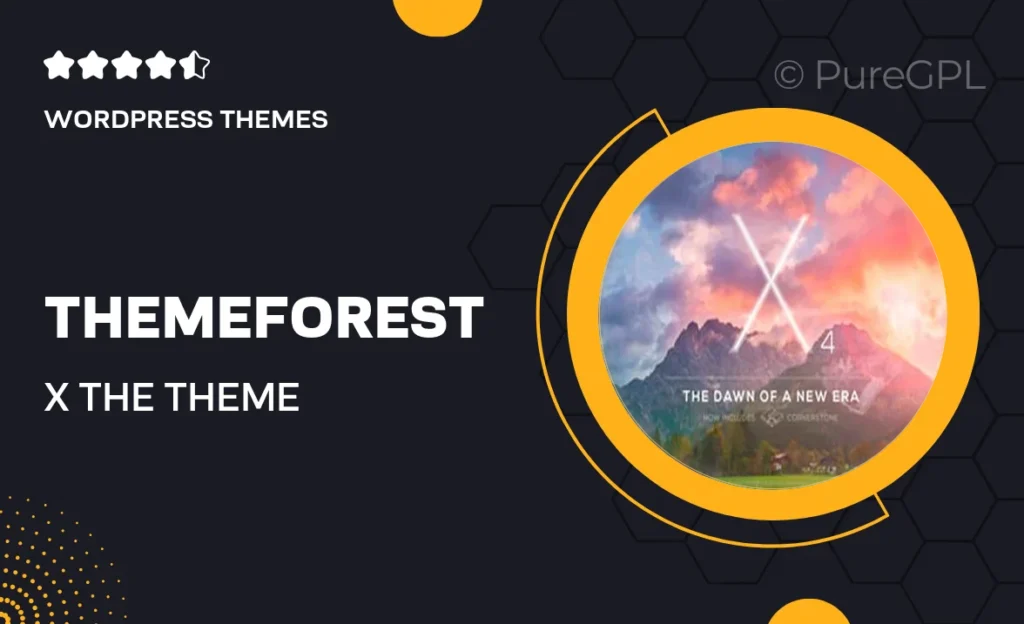 Themeforest | X | The Theme 47 Themeforest | X | The Theme