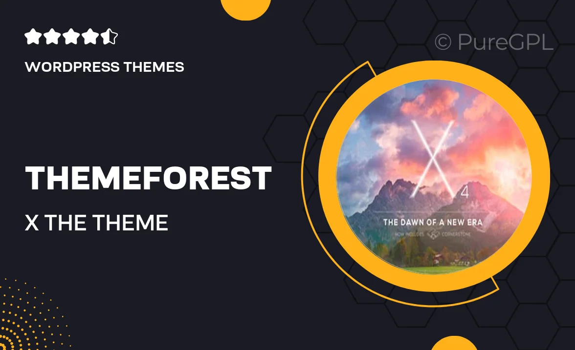 Themeforest | X | The Theme