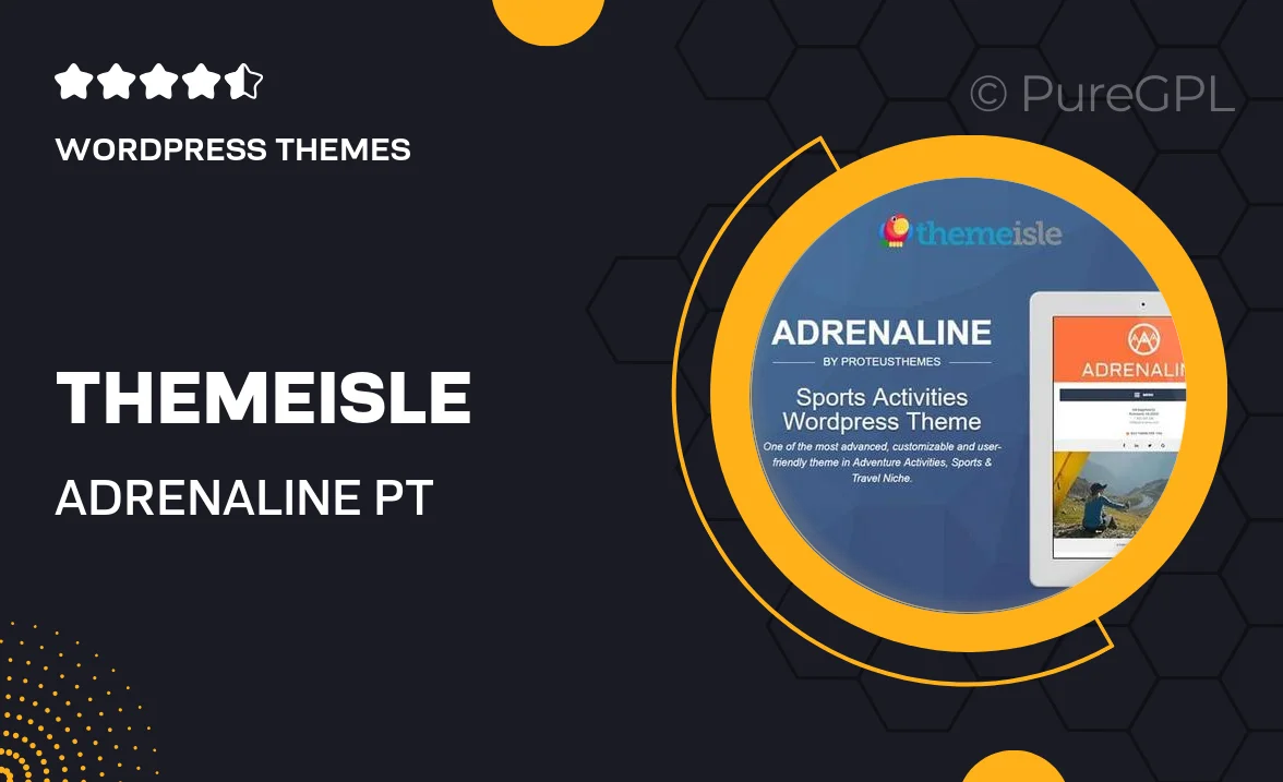 ThemeIsle Adrenaline PT WordPress Theme