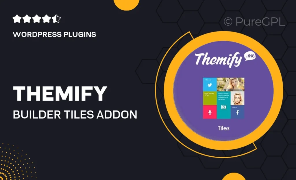 Themify Builder Tiles Addon feature image