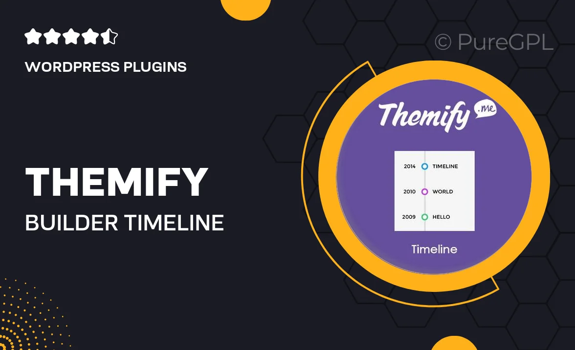 Themify Builder Timeline Addon