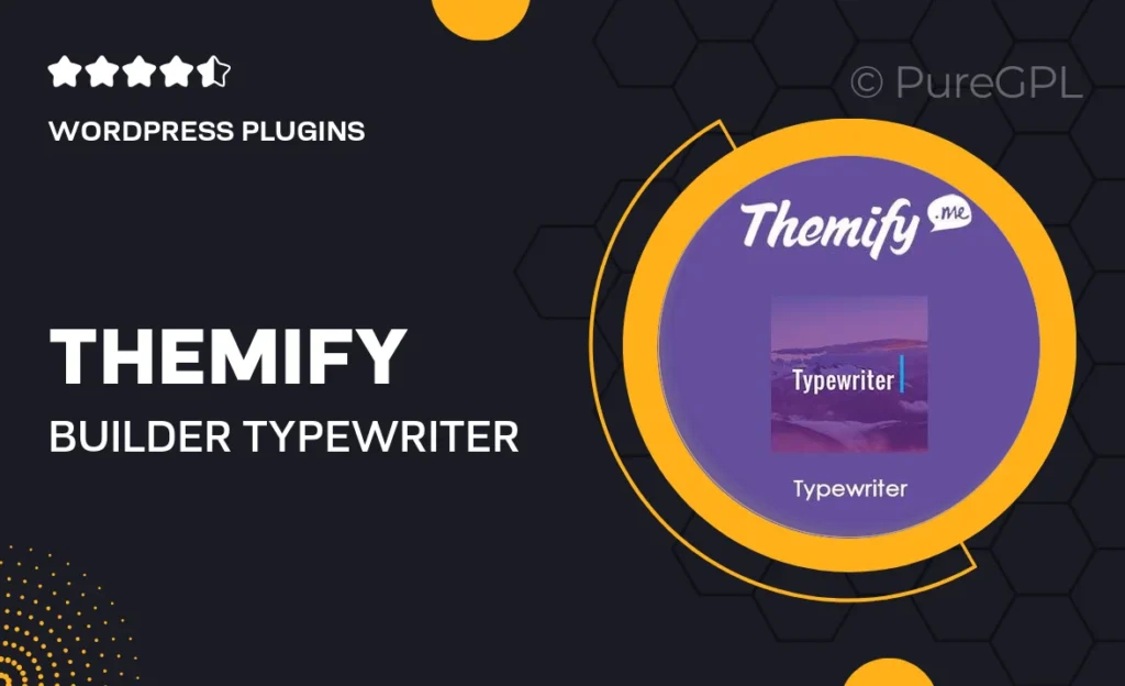 Themify Builder Typewriter Addon feature image