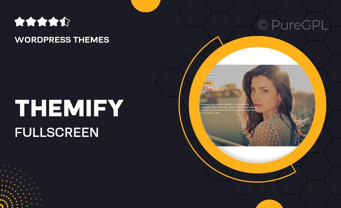 Themify Fullscreen WordPress Theme