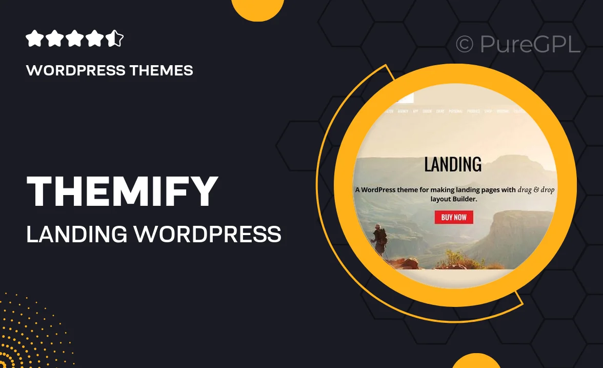 Themify Landing WordPress Theme