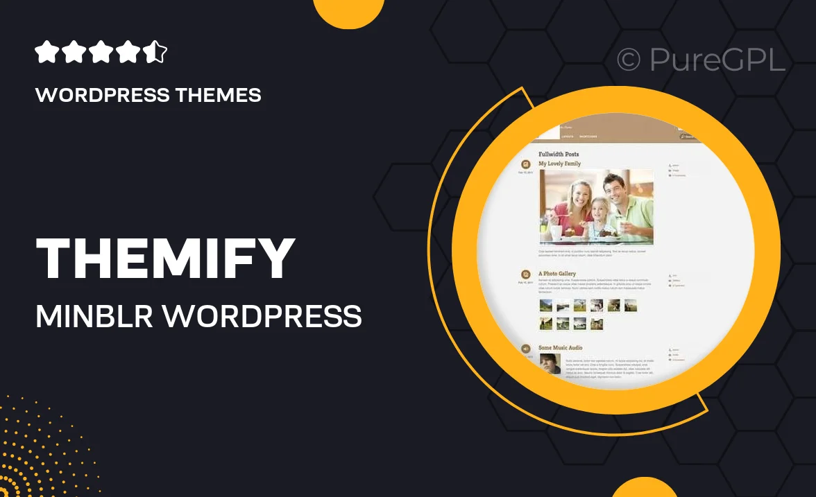 Themify Minblr WordPress Theme