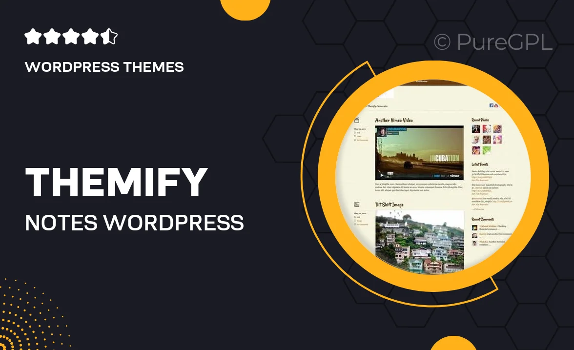 Themify Notes WordPress Theme