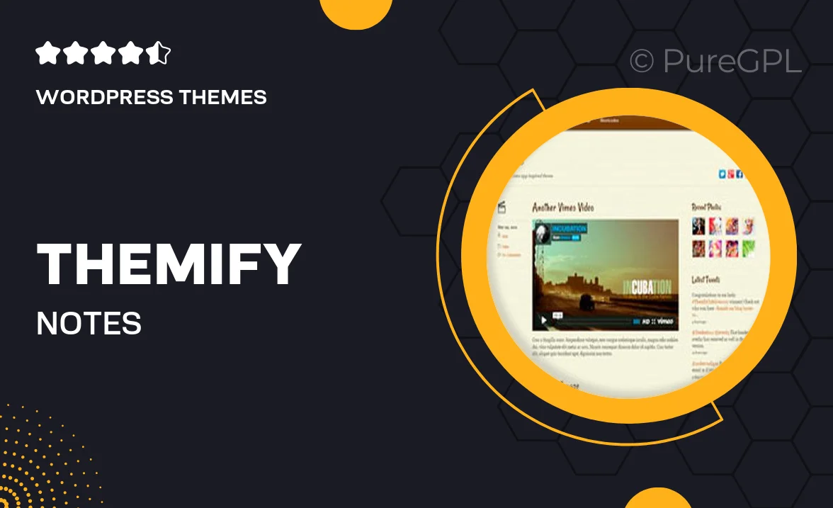 Themify | Notes