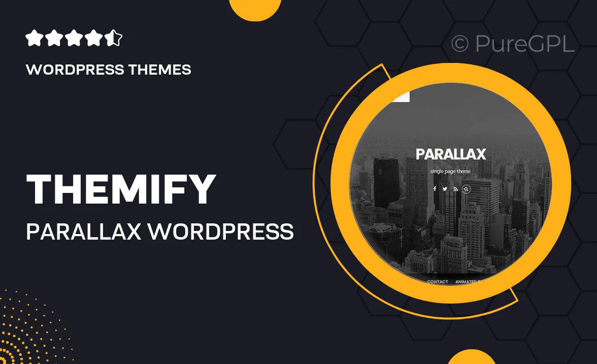 Themify Parallax WordPress Theme