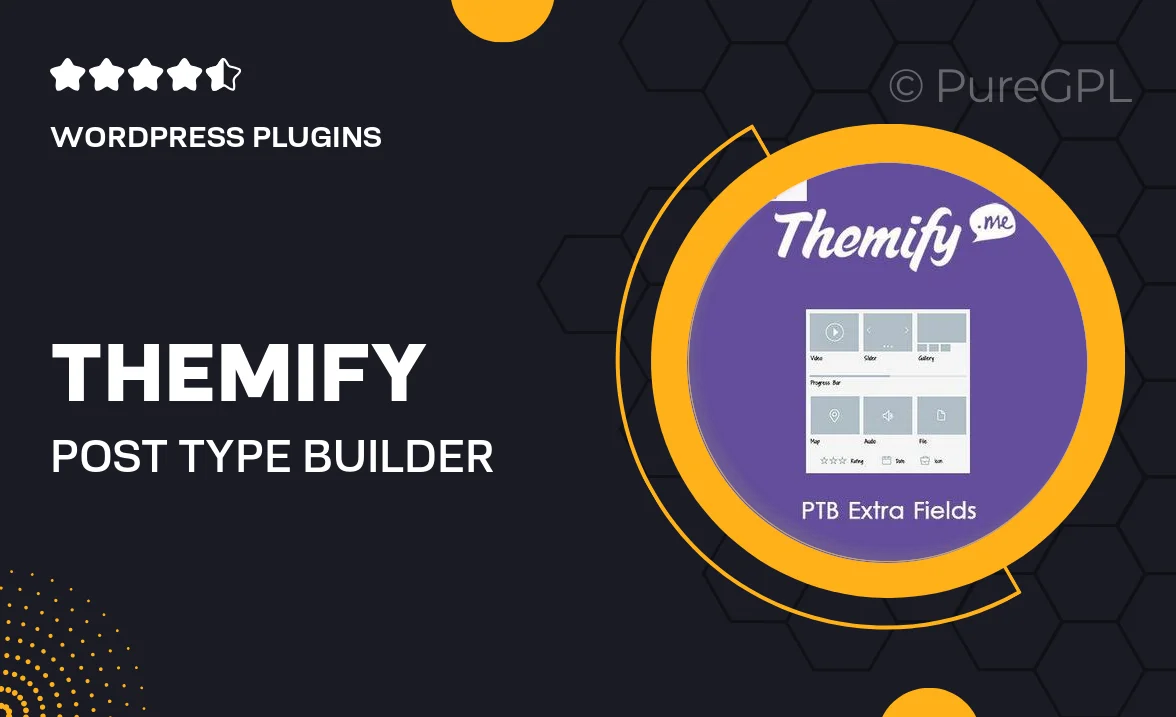 Themify Post Type Builder Extra Fields