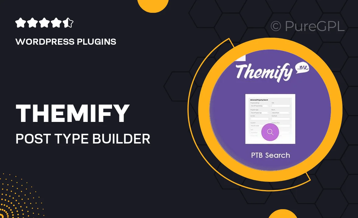 Themify Post Type Builder Search