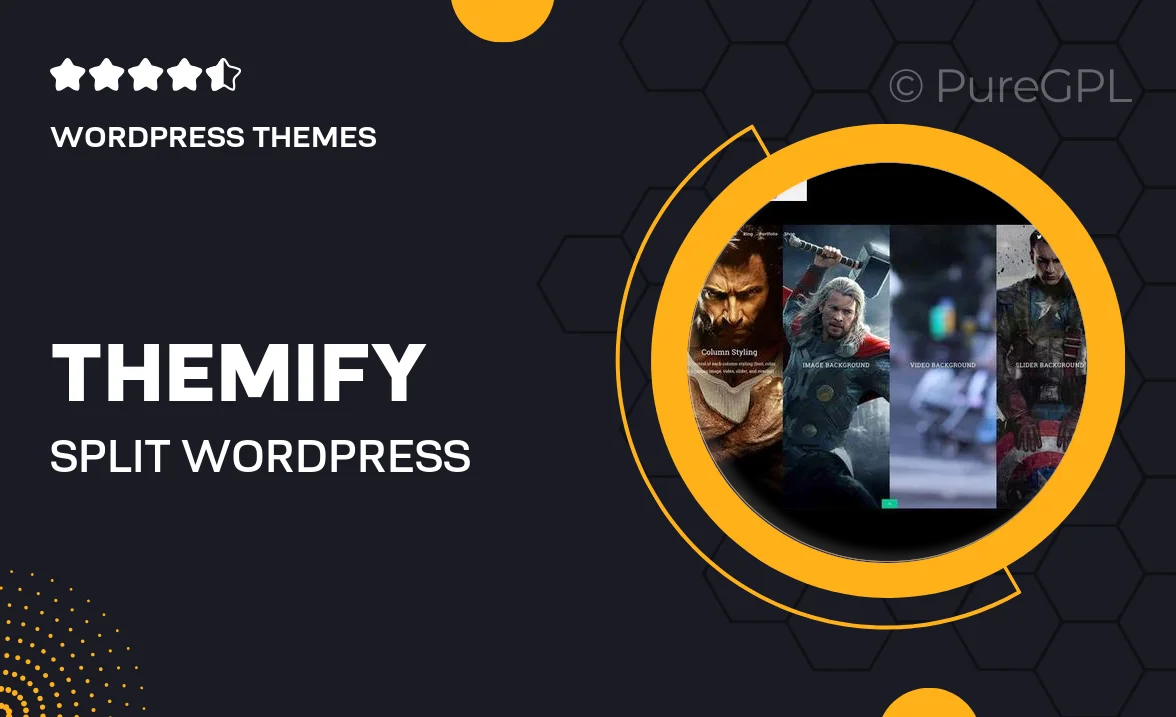 Themify Split WordPress Theme