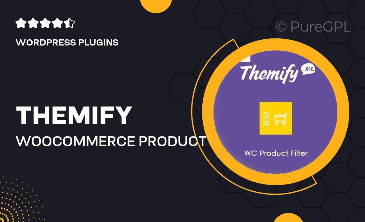 Themify WooCommerce Product Filter