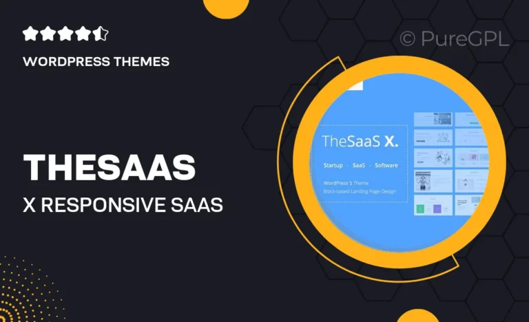 thesaas x responsive saas startup business wordpress theme