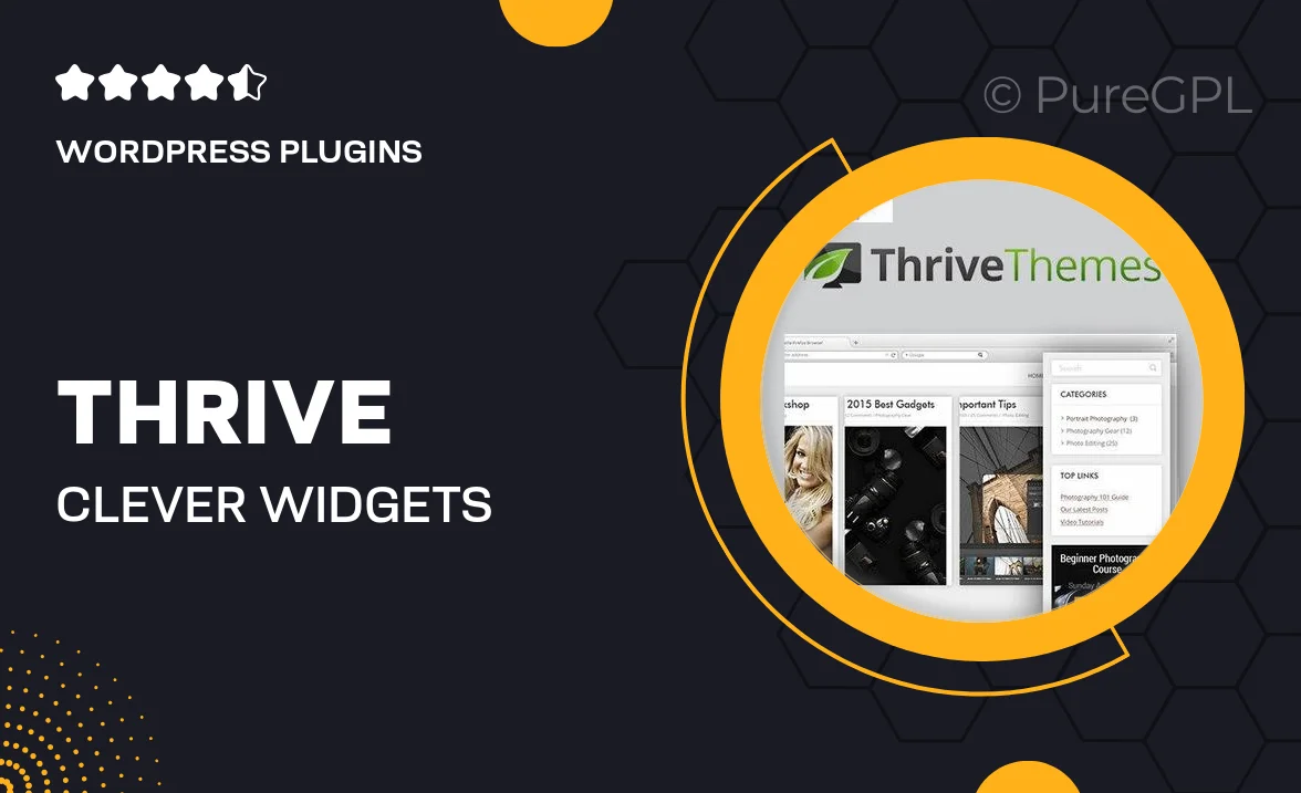 Thrive Clever Widgets