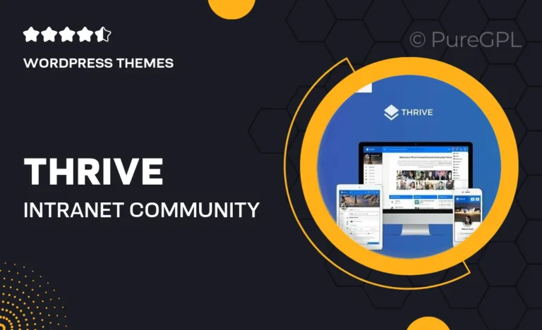 thrive intranet community wordpress theme