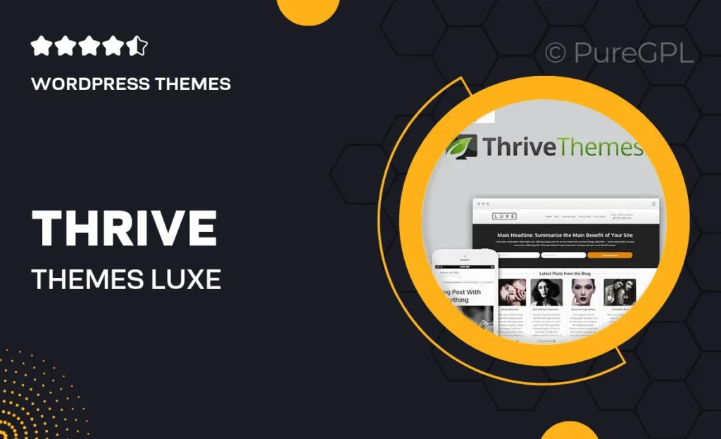 Thrive Themes Luxe WordPress Theme 20 Thrive Themes Luxe WordPress Theme
