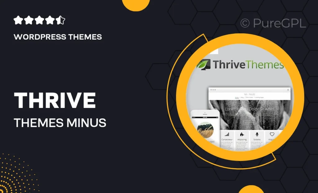 Thrive Themes Minus WordPress Theme 16 Thrive Themes Minus WordPress Theme