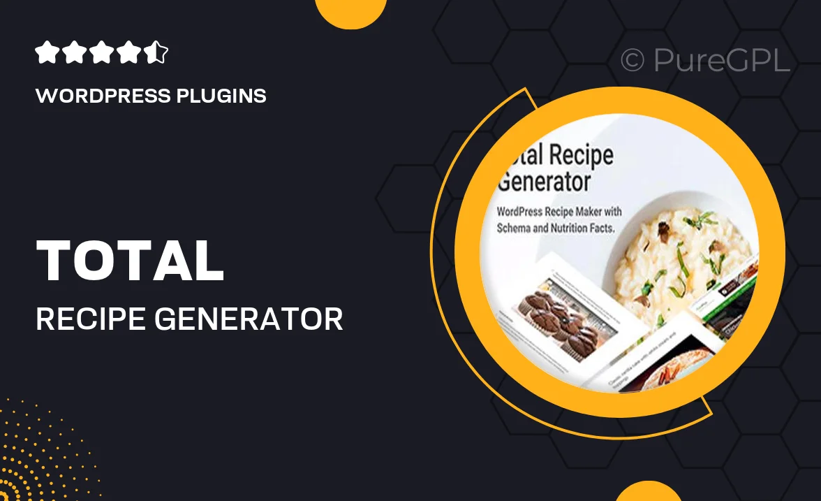 Total Recipe Generator – WordPress Recipe Maker with Schema and Nutrition Facts