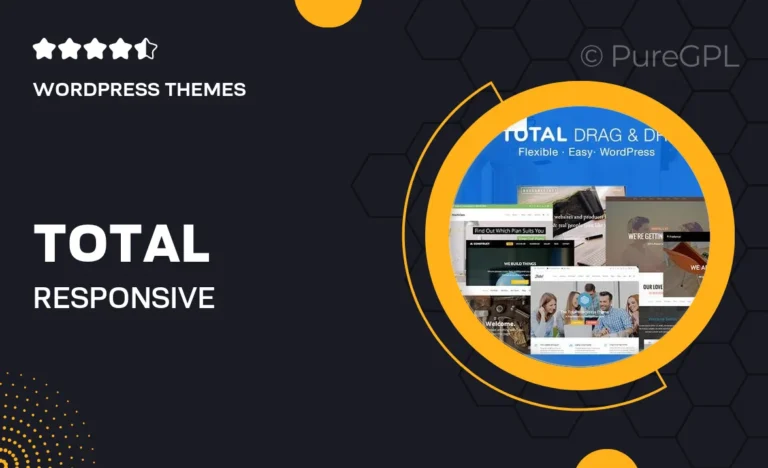 total responsive multi purpose wordpress theme