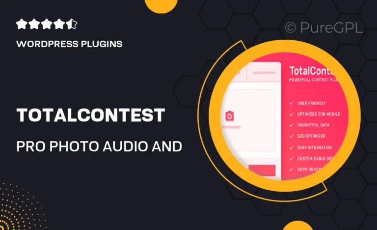 totalcontest pro photo audio and video contest wordpress plugin
