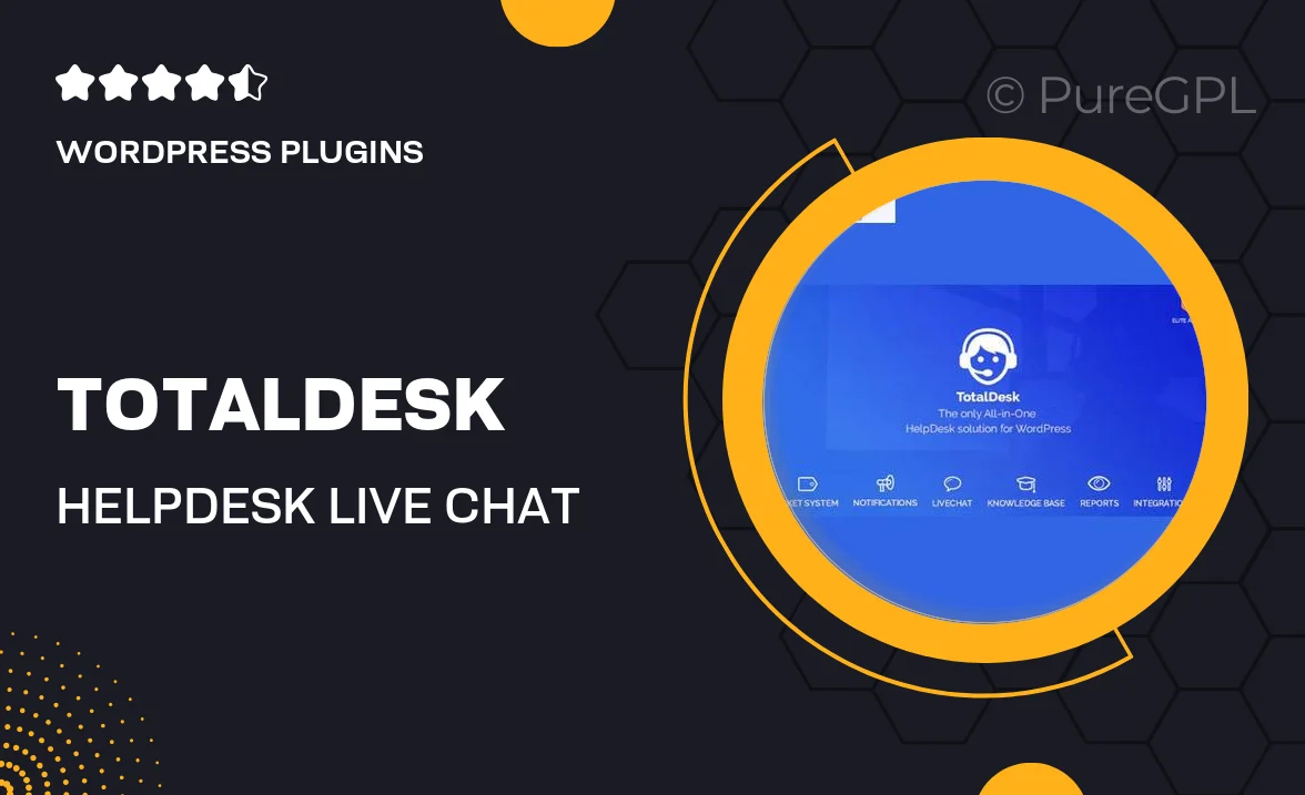 TotalDesk – Helpdesk, Live Chat, Knowledge Base & Ticket System