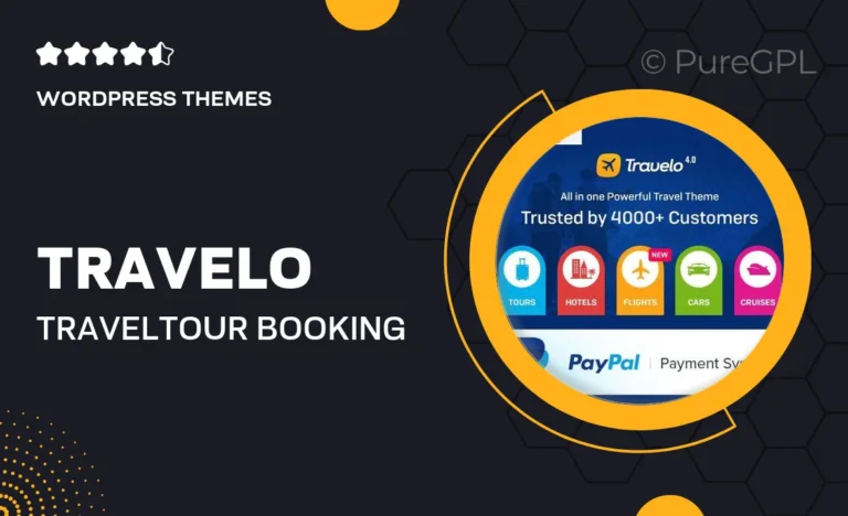 travelo travel tour booking responsive wordpress theme