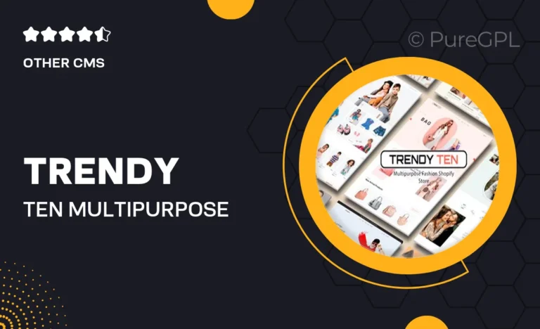 trendy ten multipurpose shopify 2 0 store design