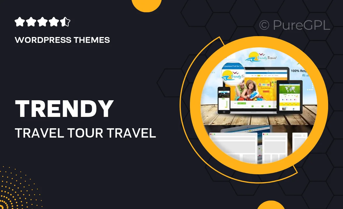 Trendy Travel | Tour, Travel & Travel Agency Theme