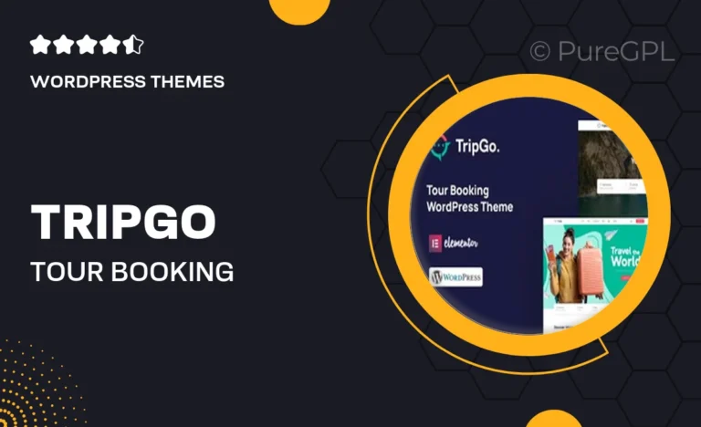 tripgo tour booking wordpress theme