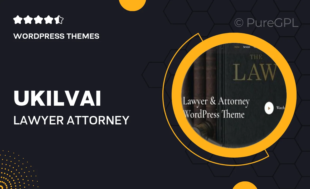 Ukilvai – Lawyer & Attorney WordPress Theme