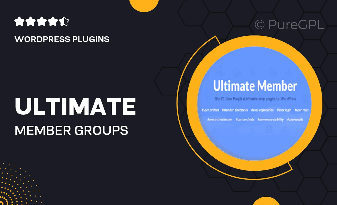 Ultimate member | Groups