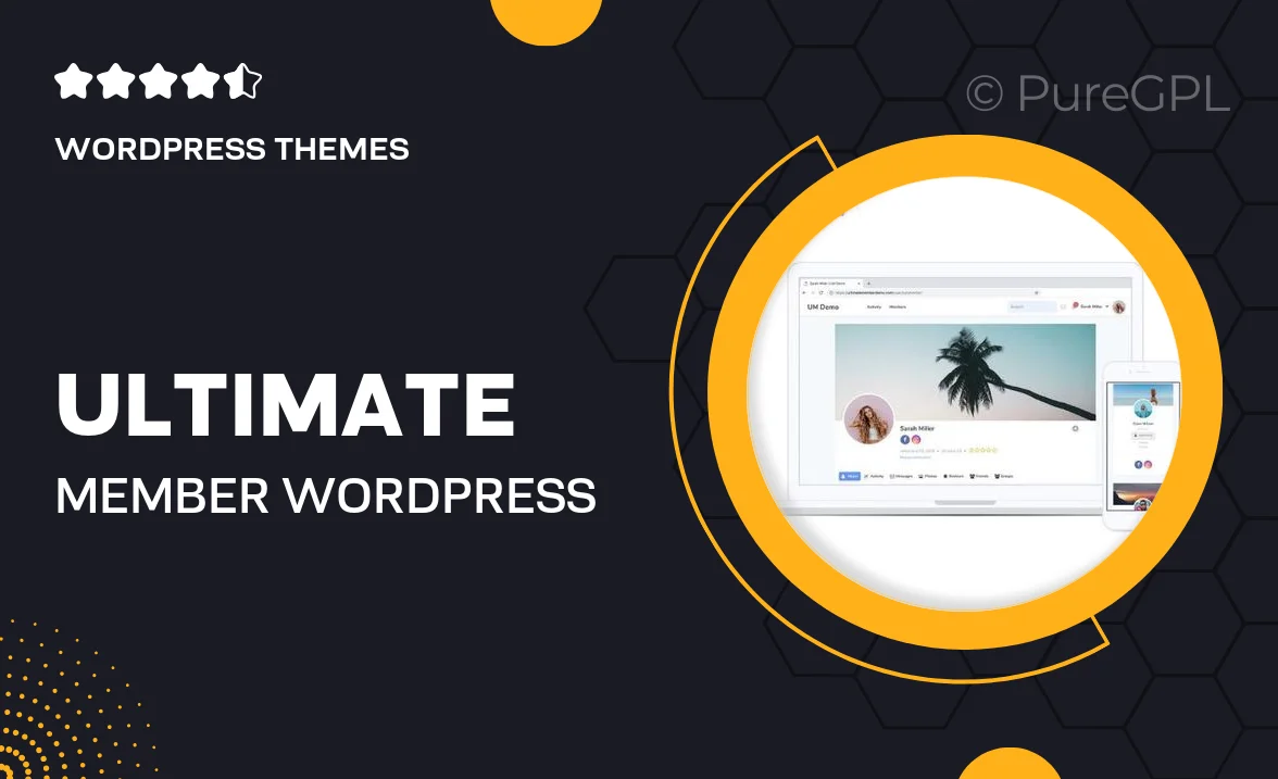 Ultimate Member WordPress Theme