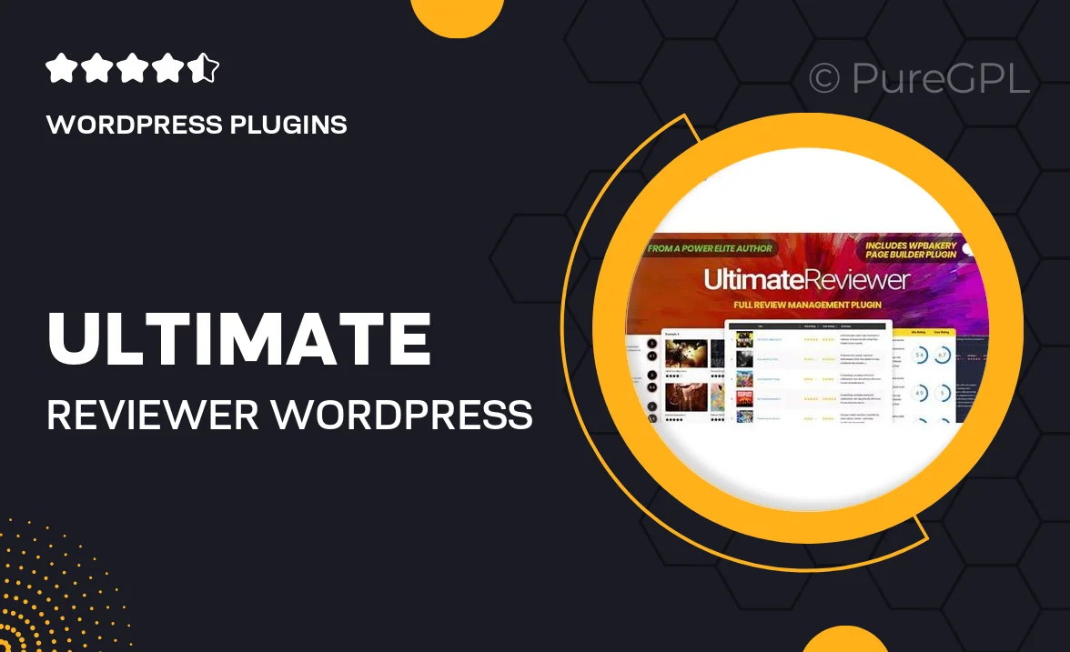 Ultimate Reviewer WordPress Plugin For WPBakery Page Builder