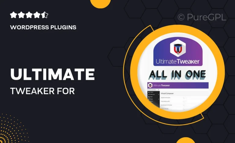 ultimate tweaker for wordpress