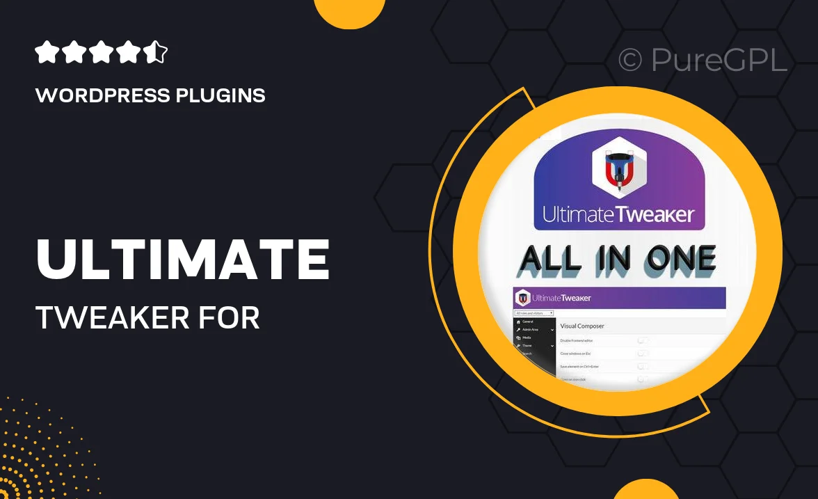 Ultimate Tweaker for WordPress