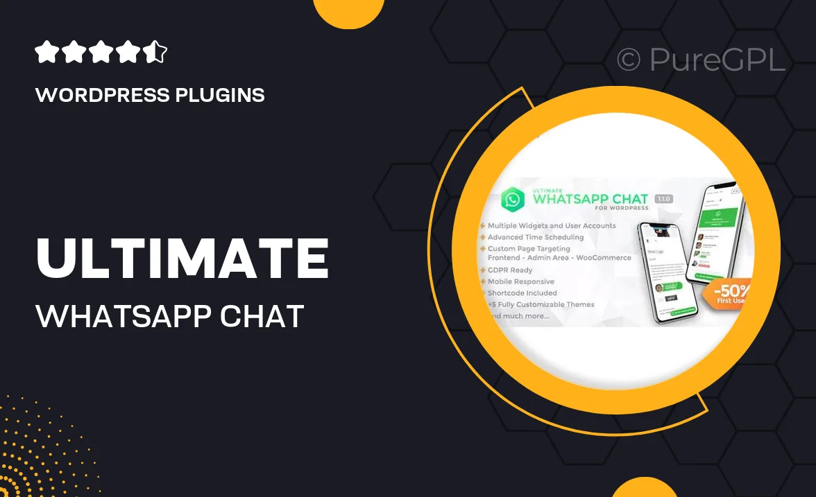 Ultimate WhatsApp Chat | WordPress WhatsApp Chat Support Plugin