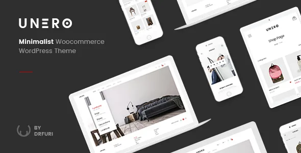 unero minimalist ajax woocommerce wordpress theme 1
