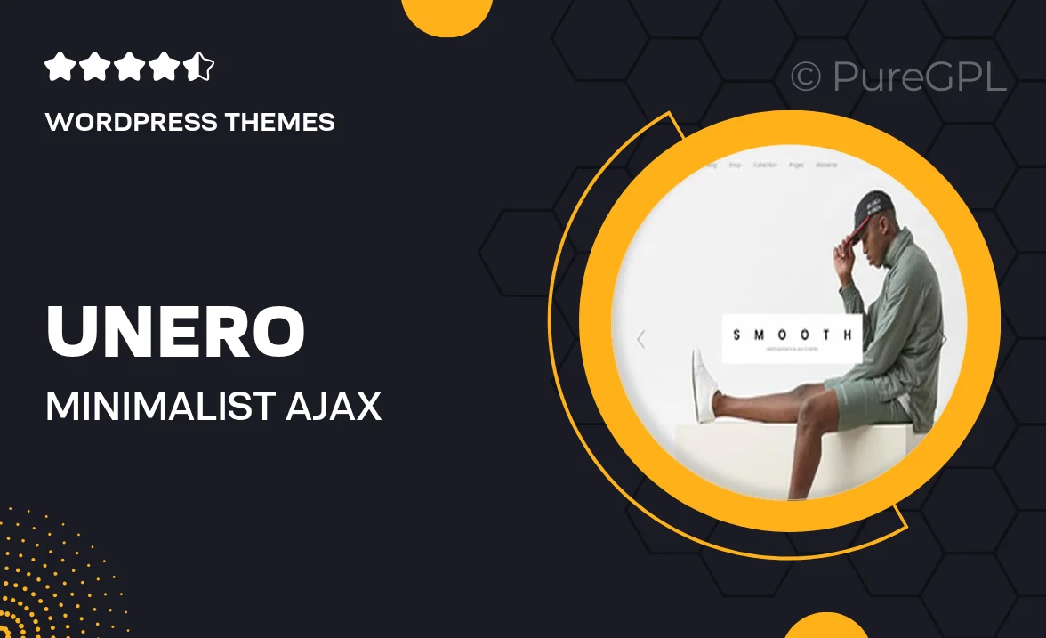 Unero – Minimalist AJAX WooCommerce WordPress Theme