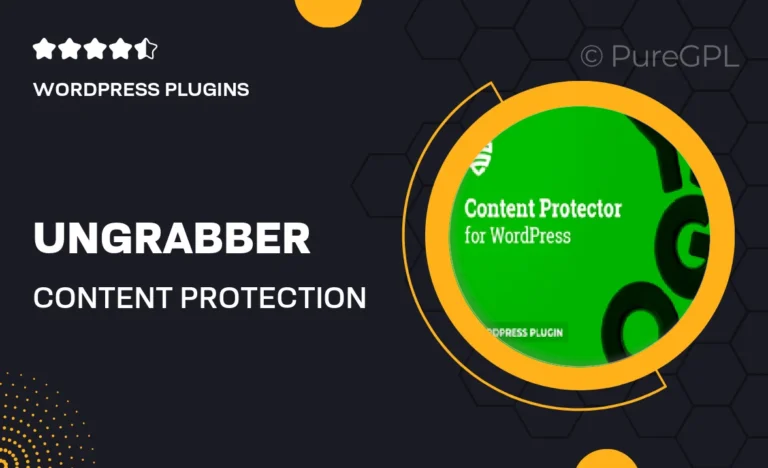 ungrabber content protection for wordpress