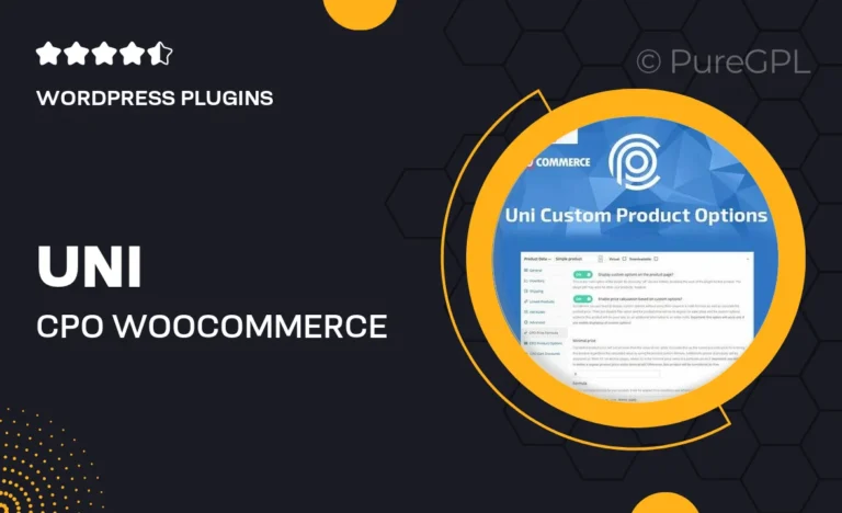 uni cpo woocommerce options and price calculation formulas