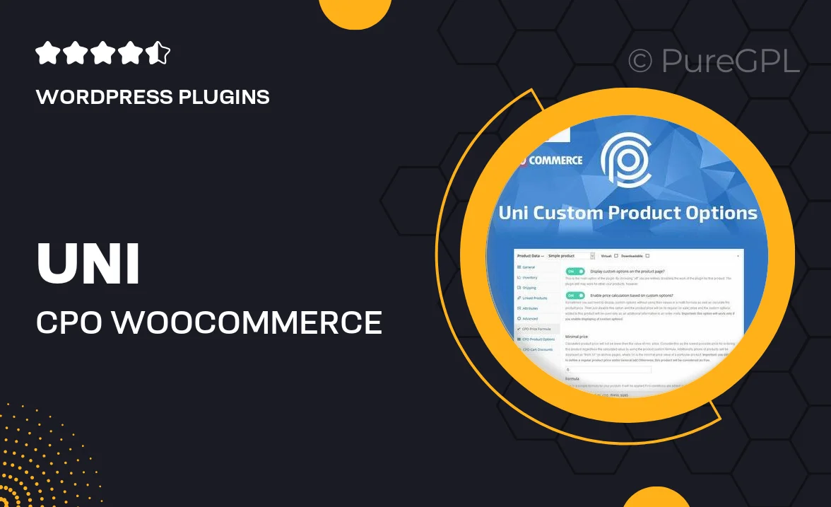 Uni CPO | WooCommerce Options and Price Calculation Formulas