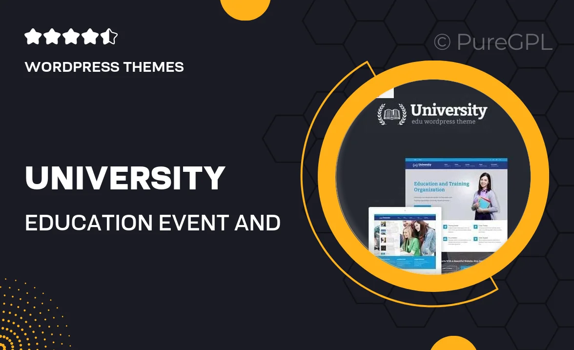 University – Education & Event and Course Theme