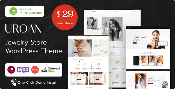 uroan jewelry store wordpress theme 1