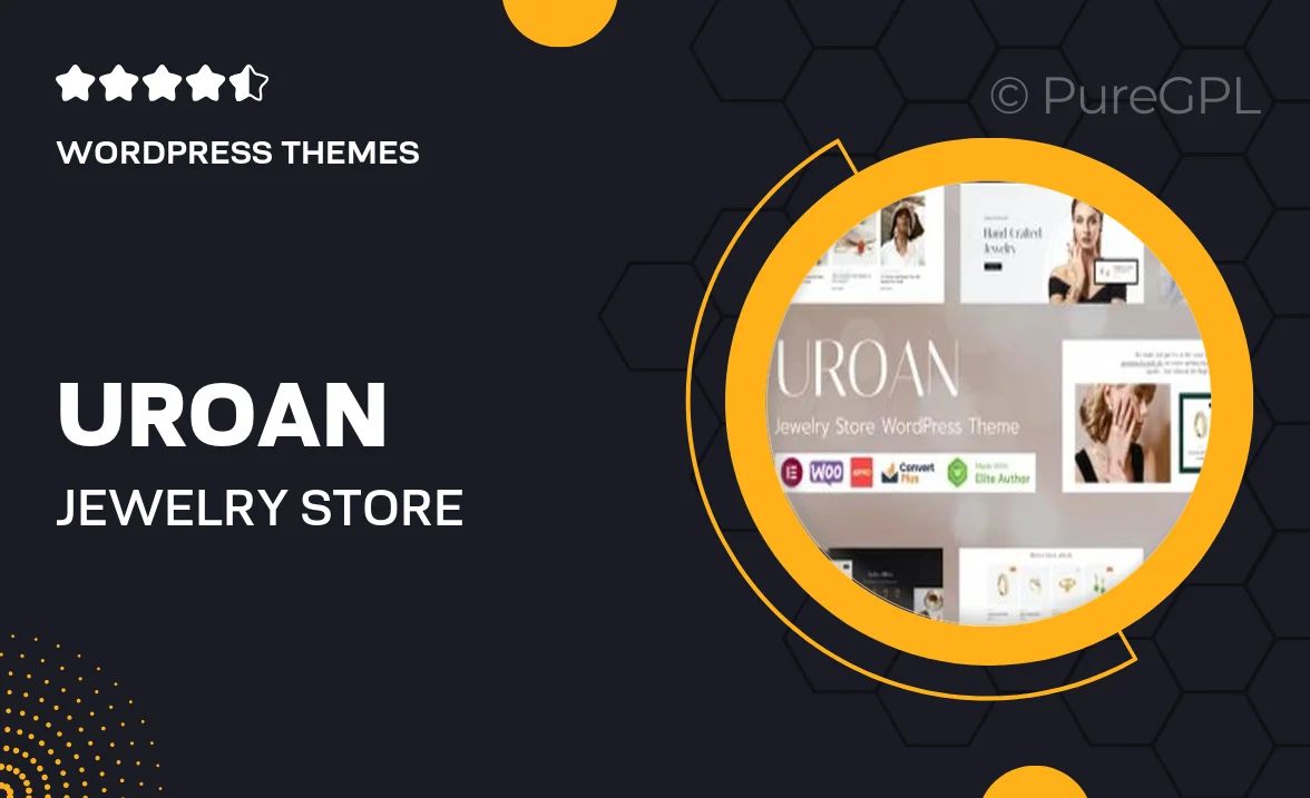 Uroan – Jewelry Store WordPress Theme