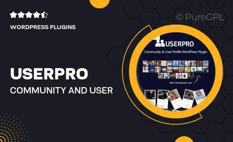userpro community and user profile wordpress plugin