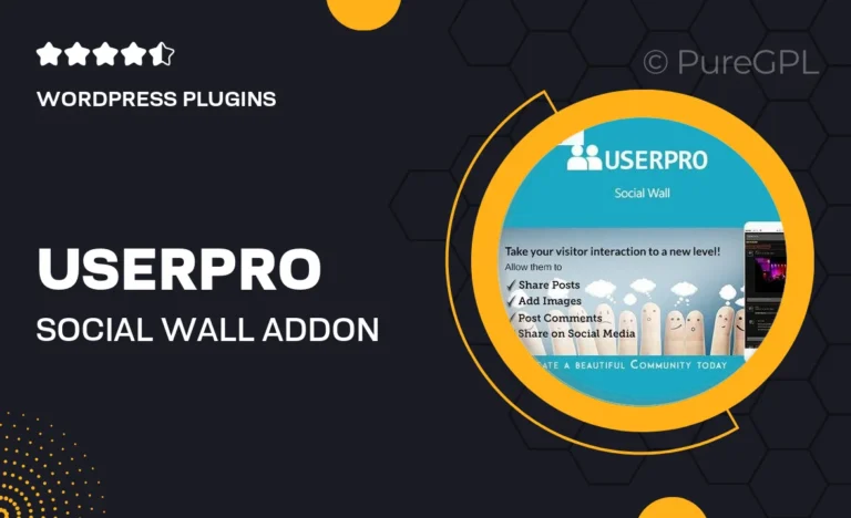 userpro social wall add on