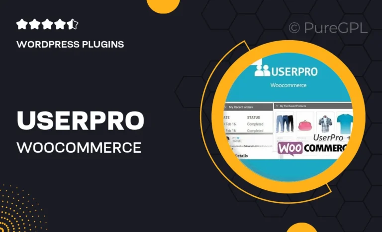 userpro woocommerce integration